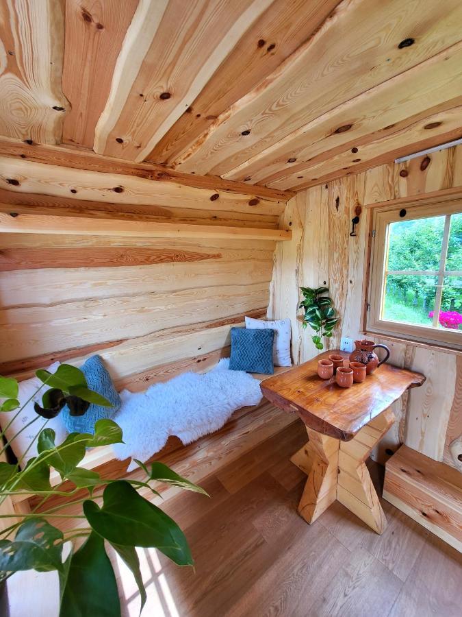 Unique Wooden Holiday House In Nature Lukovica pri Domžalah Exterior foto