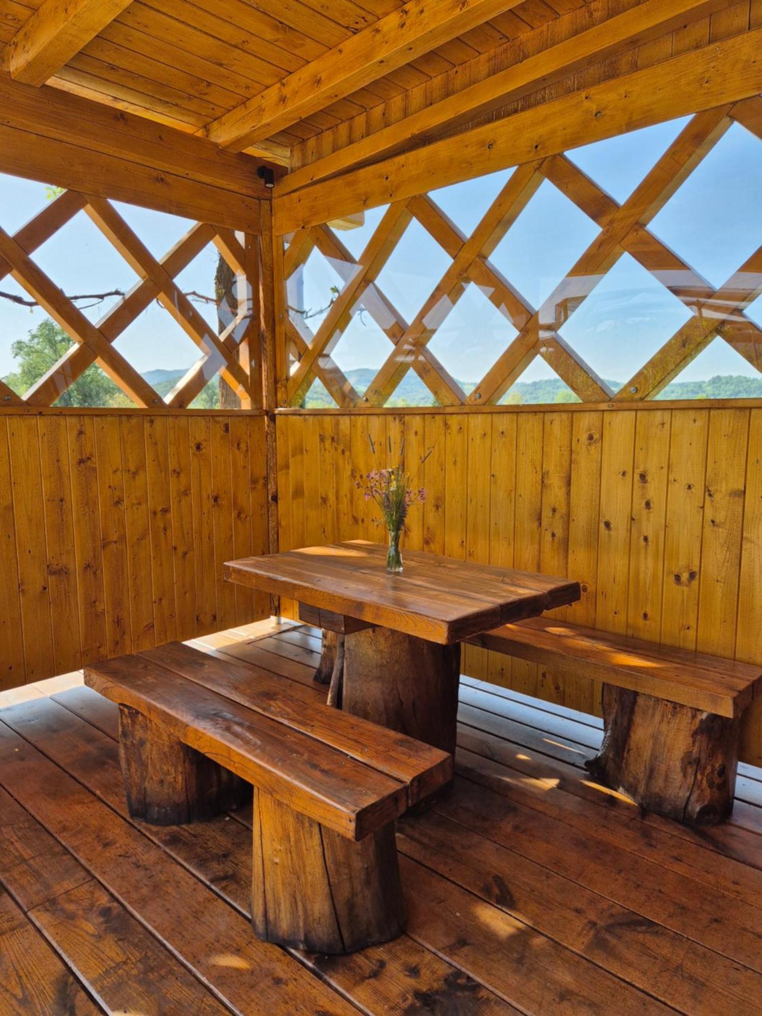 Unique Wooden Holiday House In Nature Lukovica pri Domžalah Exterior foto