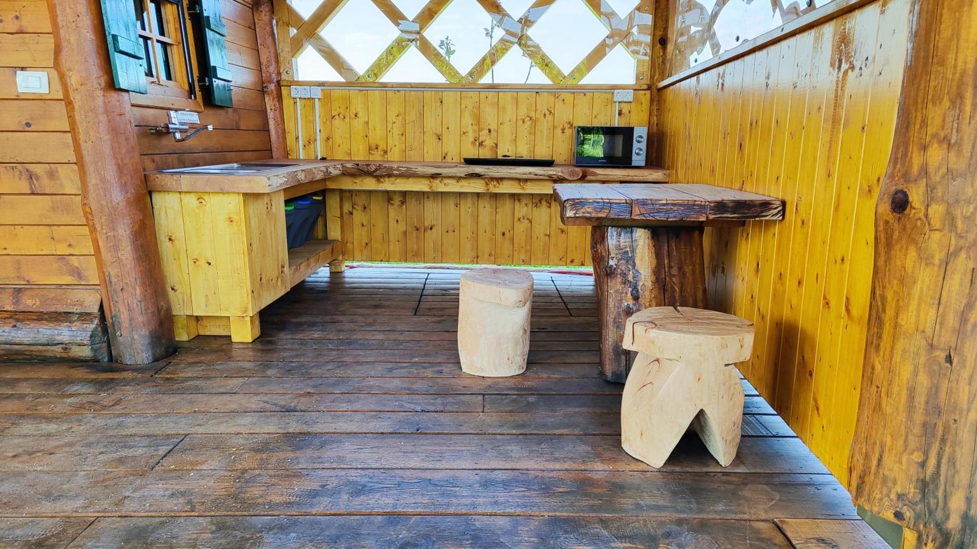Unique Wooden Holiday House In Nature Lukovica pri Domžalah Exterior foto